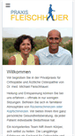 Mobile Screenshot of praxis-fleischhauer.de
