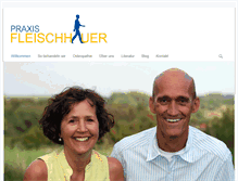 Tablet Screenshot of praxis-fleischhauer.de